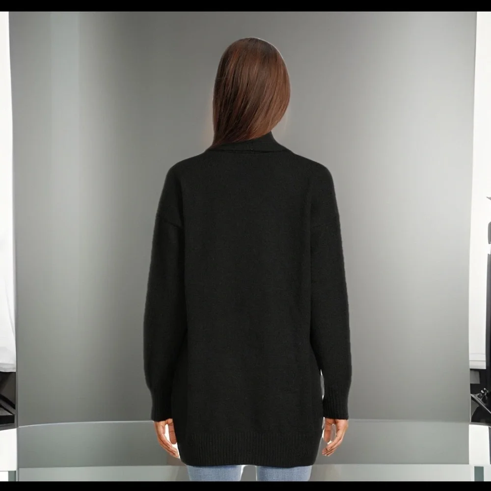 Time & Tru Women's Comfy Oversized Fuzzy Cardigan Sweater W/Pockets  Super Soft
